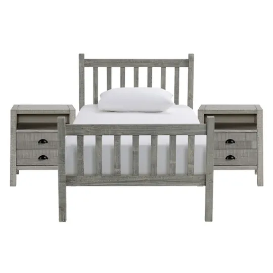 Kirkland's Home Rustic Pine Spindle 3-Pc. Twin Bedroom Set- Beds & Headboards