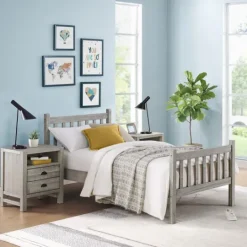 Kirkland's Home Rustic Pine Spindle 3-Pc. Twin Bedroom Set- Beds & Headboards