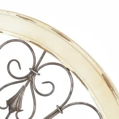 Kirkland's Home Rustic White Radial Scrollwork Wall Art- Wall Plaques