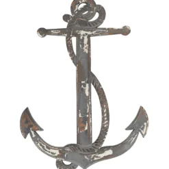 Kirkland's Home Rustic Wooden Anchor Plaque- Wall Plaques