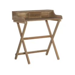Kirkland's Home Rustic Wooden Folding Desk- Office Furniture