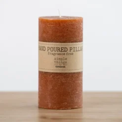 Kirkland's Home Rusty Unscented Pillar Candle, 3X6 In.- Candles