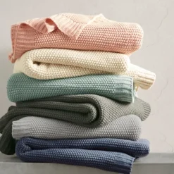Kirkland's Home Rylan Knit Throw Blanket- Blankets & Throws