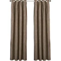 Kirkland's Home Sand Box Pleated Single Curtain Panel, 84 In.- Curtains & Drapes