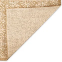 Kirkland's Home Sand Embellished Scroll Indoor/Outdoor Rug, 6X9- Outdoor Rugs