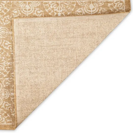 Kirkland's Home Sand Embellished Scroll Indoor/Outdoor Rug, 6X9- Outdoor Rugs