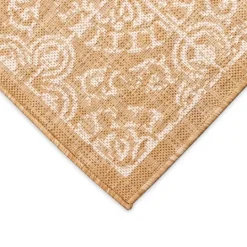 Kirkland's Home Sand Embellished Scroll Indoor/Outdoor Rug, 4X7- Outdoor Rugs