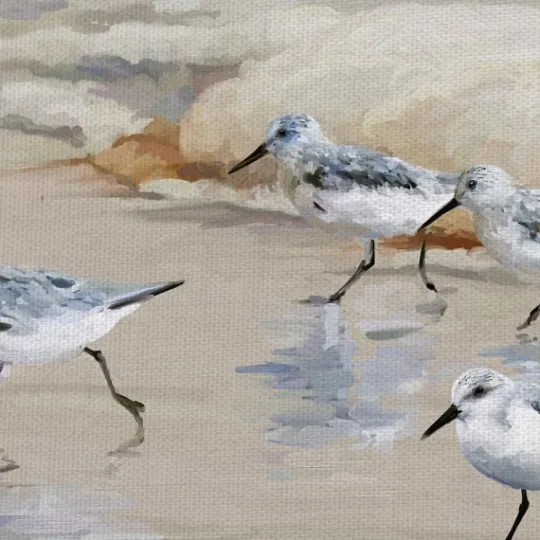 Kirkland's Home Sandpiper Beach I And Ii Art Prints, Set Of 2- Canvas Art
