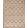 Kirkland's Home Sandstone Natural Trellis Outdoor Area Rug, 4X6- Outdoor Rugs