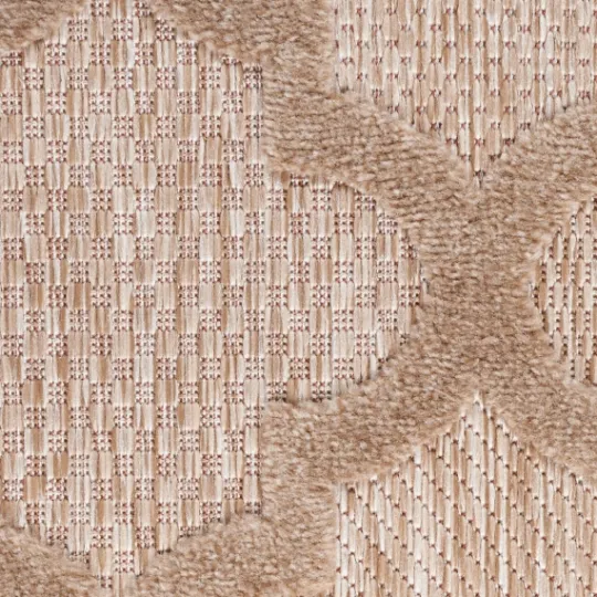 Kirkland's Home Sandstone Natural Trellis Outdoor Area Rug, 4X6- Outdoor Rugs