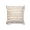 Kirkland's Home Sandy Beige Hand Knotted Decorative Throw Pillow- Pillows