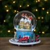 Kirkland's Home Santa And Revolving Train Musical Water Globe- Statues & Figurines