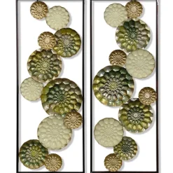 Kirkland's Home Santorini Metal Wall Panels, Set Of 2- Wall Plaques