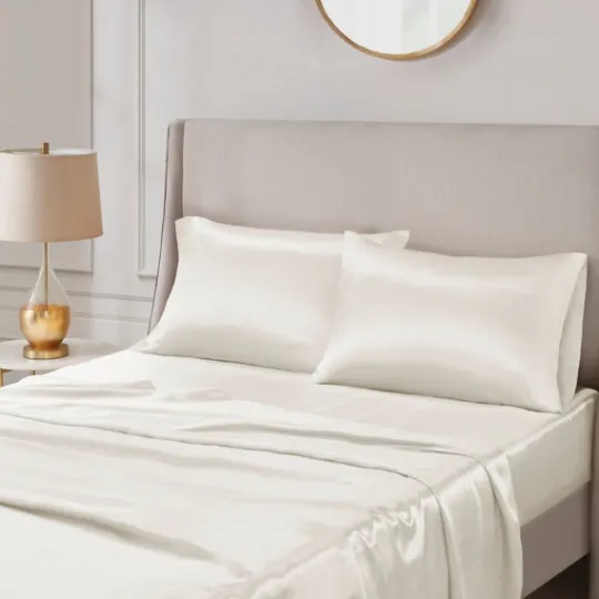 Kirkland's Home Satin Standard 2-Pc. Pillow Case Set- Bed Sheets