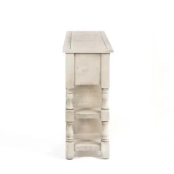 Kirkland's Home Savannah Cream Distressed Cabinet- Entryway Furniture