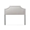 Kirkland's Home Scalloped Corner Queen Headboard- Beds & Headboards