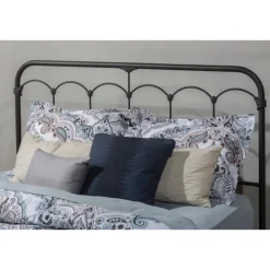 Kirkland's Home Scalloped Metal Josie King Headboard- Beds & Headboards