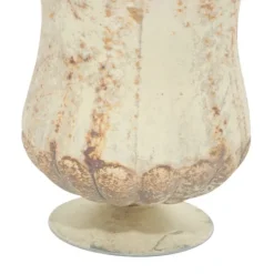 Kirkland's Home Scalloped Rustic Glass Cup Vases, Set Of 2- Vases