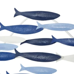 Kirkland's Home Schooling Fish Metal Wall Plaque- Wall Plaques