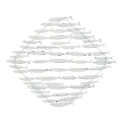Kirkland's Home Schooling Fish Metal Wall Plaque- Wall Plaques