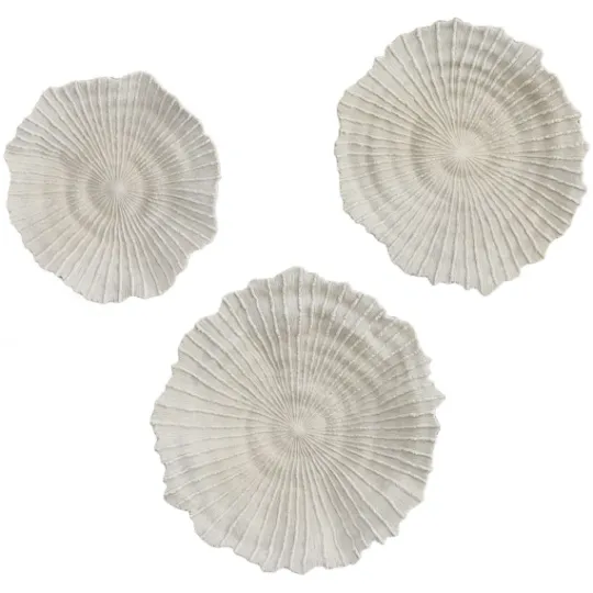Kirkland's Home Sea Coral Wall Plates, Set Of 3- Wall Plaques