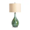 Kirkland's Home Sea Green Ceramic Table Lamp- Table Lamps