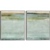 Kirkland's Home Seafoam Framed Canvas Art Prints, Set Of 2- Canvas Art
