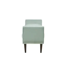 Kirkland's Home Seafoam Velvet Bench- Benches & Ottomans