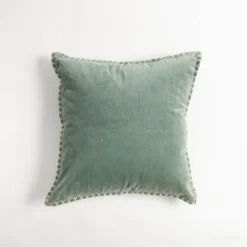 Kirkland's Home Seafoam Velvet Riviera Throw Pillow- Pillows