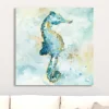 Kirkland's Home Seahorse Giclee Canvas Art Print- Canvas Art