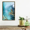 Kirkland's Home Seawall Waves Abstract Canvas Framed Art- Framed Art