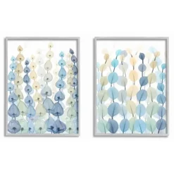 Kirkland's Home Seaweed Plants Framed Canvas Art Prints, Set Of 2- Framed Art