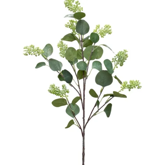 Kirkland's Home Seeded Eucalyptus Leaf Stems, Set Of 4- Stems & Bouquets