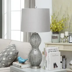 Kirkland's Home Seeded Hourglass Table Lamp- Table Lamps