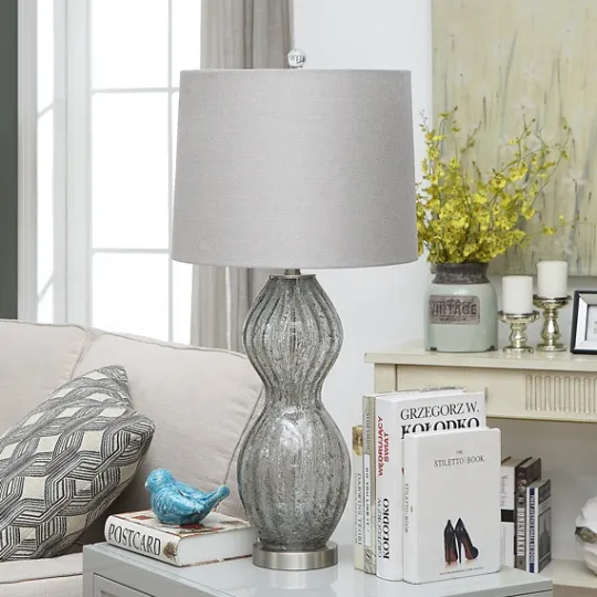 Kirkland's Home Seeded Hourglass Table Lamp- Table Lamps