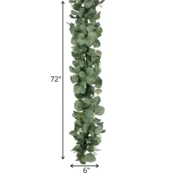 Kirkland's Home Seeded Silver Dollar Eucalyptus Garland- Arrangements & Greenery