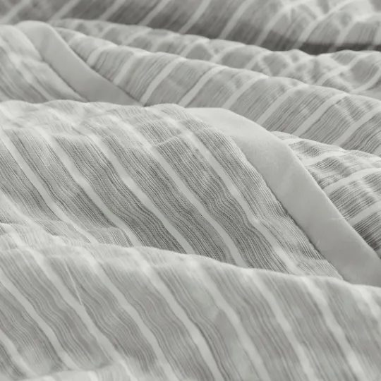 Kirkland's Home Seersucker 3-Pc. Cali King Comforter Set- Comforters