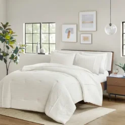 Kirkland's Home Seersucker 3-Pc. Full/Queen Comforter Set- Comforters