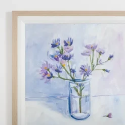 Kirkland's Home September Aster Framed Art Print- Framed Art