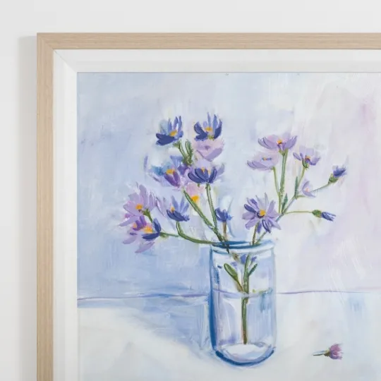 Kirkland's Home September Aster Framed Art Print- Framed Art