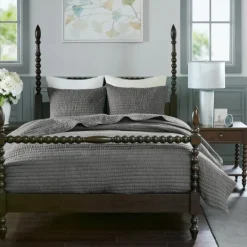 Kirkland's Home Serene Quilted 3-Pc. King Coverlet Set- Bedspreads & Coverlets