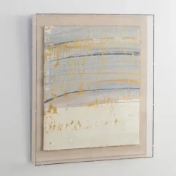 Kirkland's Home Serenity Blue I Shadowbox Art Print- Framed Art