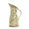 Kirkland's Home Shabby Chic Floral Scroll Pitcher Vase- Vases