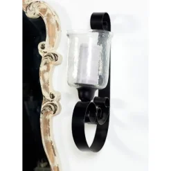 Kirkland's Home Shayne Black Iron Scroll Sconce- Sconces