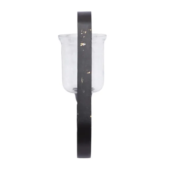 Kirkland's Home Shayne Black Iron Scroll Sconce- Sconces