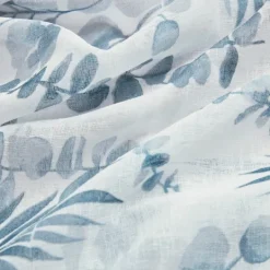 Kirkland's Home Sheer Blue Botanical Curtain Panel Set, 95 In.- Curtains & Drapes