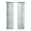 Kirkland's Home Sheer Blue Botanical Curtain Panel Set, 84 In.- Curtains & Drapes