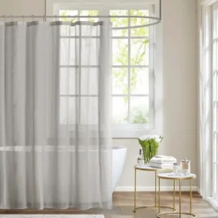Kirkland's Home Sheer Shower Curtain- Shower Curtains