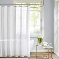 Kirkland's Home Sheer Shower Curtain- Shower Curtains