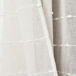 Kirkland's Home Sheer Textured Curtain Panel Set, 84 In- Curtains & Drapes